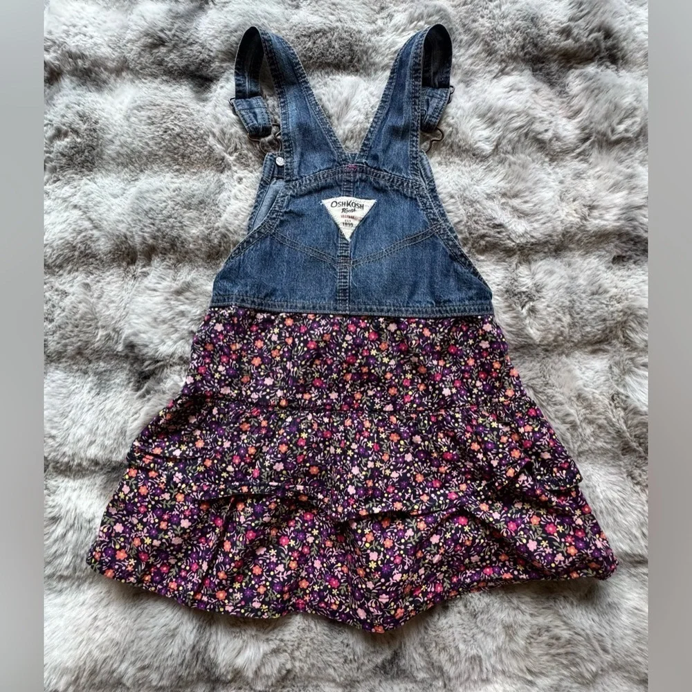 OshKosh B'gosh Blue and Pink Overalls